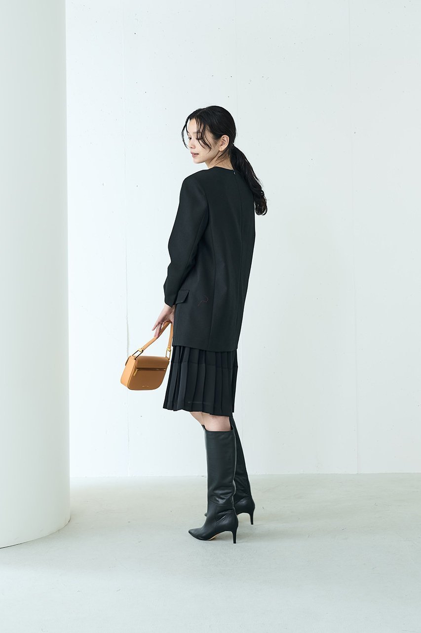【ジェイドット/j.】のヴァージンウールMIXチュニック 人気、トレンドファッション・服の通販 founy(ファニー) 　ファッション　Fashion　レディースファッション　Fashion for Women　ワンピース　Dresses　チュニック　Tunic Tops & Dresses　おすすめ　Recommended / Our Picks　ジャケット　Jacket, Outerwear　セットアップ　Set-Up, Coordinated Outfit　チュニック　Tunic, Long Top　モダン　Modern, Contemporary　other-8|ID: prp329100004815922 ipo3291000000036089606