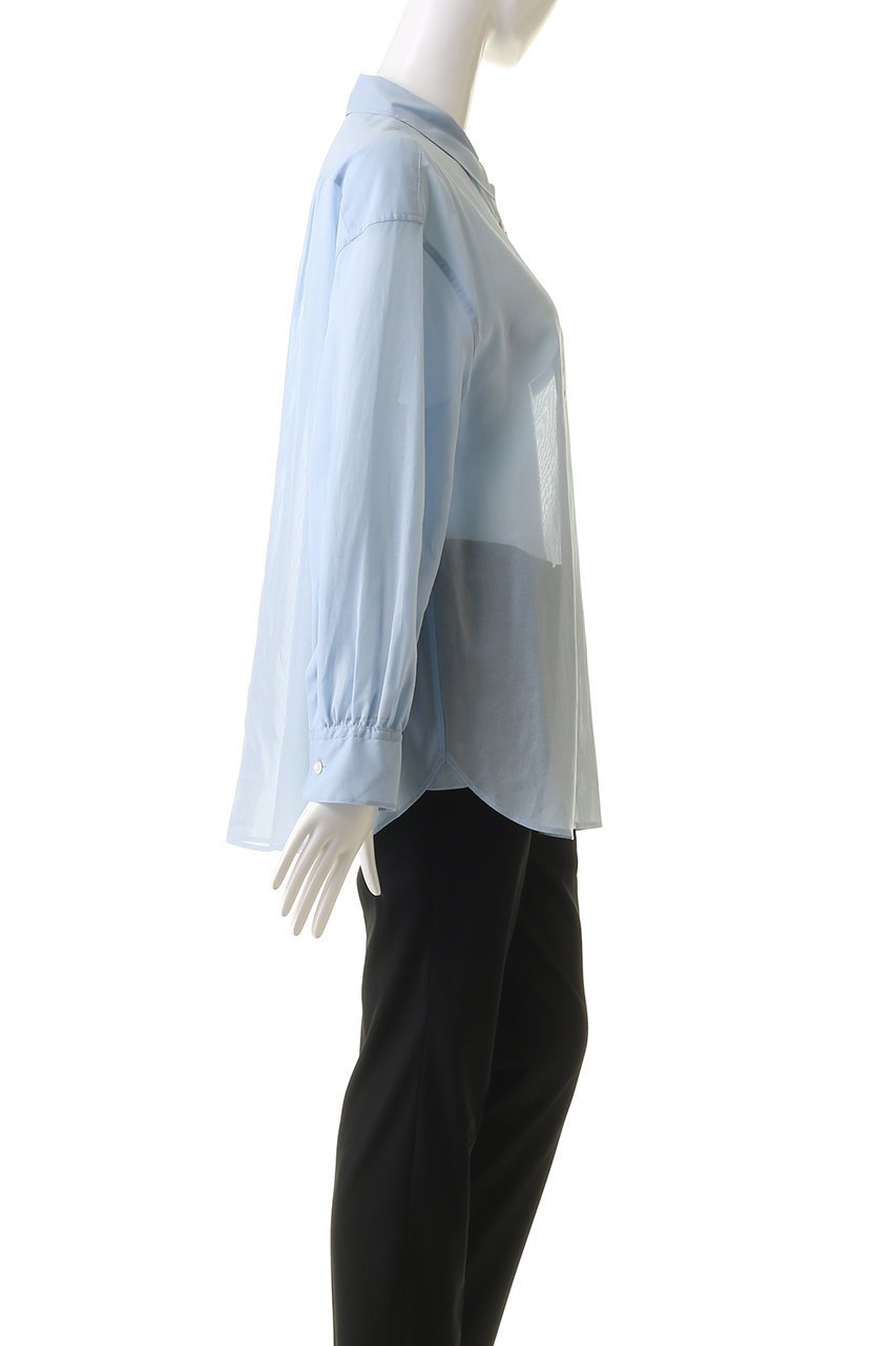 【ジェイドット/j.】のシアーコットンシンプルシャツ 人気、トレンドファッション・服の通販 founy(ファニー) 　ファッション　Fashion　レディースファッション　Fashion for Women　トップス・カットソー　Cut & Sew Tops　シャツ・ブラウス・オフィスカジュアル　Elegant Blouses & Button-Ups　シンプル　Simple, Minimal　スリーブ　Sleeve, Long Sleeve / Short Sleeve　ロング　Long, Long-Length　エレガント 上品　Elegant　other-3|ID: prp329100004815925 ipo3291000000035908129