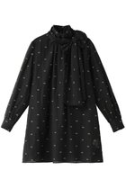 【ジェイドット/j.】のシアージャカードボウタイブラウス 人気、トレンドファッション・服の通販 founy(ファニー) ファッション Fashion レディースファッション Fashion for Women トップス・カットソー Cut & Sew Tops シャツ・ブラウス・オフィスカジュアル Elegant Blouses & Button-Ups オーガンジー Organza Fabric スカーフ Scarf, Neckwear スリーブ Sleeve, Long Sleeve / Short Sleeve ドット Polka Dot, Dot Pattern フェミニン Feminine, Girly リボン Ribbon, Bow ロング Long, Long-Length thumbnail ブラック|ID: prp329100004815926 ipo3291000000034980204