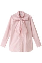 【ジェイドット/j.】の双糸コットンボウタイブラウス 人気、トレンドファッション・服の通販 founy(ファニー) ファッション Fashion レディースファッション Fashion for Women トップス・カットソー Cut & Sew Tops シャツ・ブラウス・オフィスカジュアル Elegant Blouses & Button-Ups スリーブ Sleeve, Long Sleeve / Short Sleeve ロング Long, Long-Length thumbnail ピンク|ID: prp329100004815927 ipo3291000000035670021