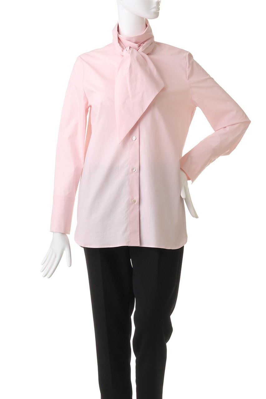 【ジェイドット/j.】の双糸コットンボウタイブラウス 人気、トレンドファッション・服の通販 founy(ファニー) 　ファッション　Fashion　レディースファッション　Fashion for Women　トップス・カットソー　Cut & Sew Tops　シャツ・ブラウス・オフィスカジュアル　Elegant Blouses & Button-Ups　スリーブ　Sleeve, Long Sleeve / Short Sleeve　ロング　Long, Long-Length　other-6|ID: prp329100004815927 ipo3291000000035670029