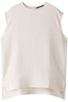 【ミズイロ インド/mizuiro ind】のクルーネックワイドベスト 人気、トレンドファッション・服の通販 founy(ファニー) ファッション Fashion レディースファッション Fashion for Women アウター Coat / Outerwear Collection トップス・カットソー Cut & Sew Tops シャツ・ブラウス・オフィスカジュアル Elegant Blouses & Button-Ups ベスト&ジレ / 重ね着スタイル Vests & Gilets おすすめ Recommended / Our Picks アンティーク Antique-Inspired カットソー Cut and Sewn Top ショート Short, Short Length ジャカード／ジャガード Jacquard, Woven Pattern ストレッチ Stretch, Stretchy Fabric スリーブ Sleeve, Long Sleeve / Short Sleeve ベスト Vest, Waistcoat ワイド Wide, Wide Fit エレガント 上品 Elegant |ID:prp329100004815928