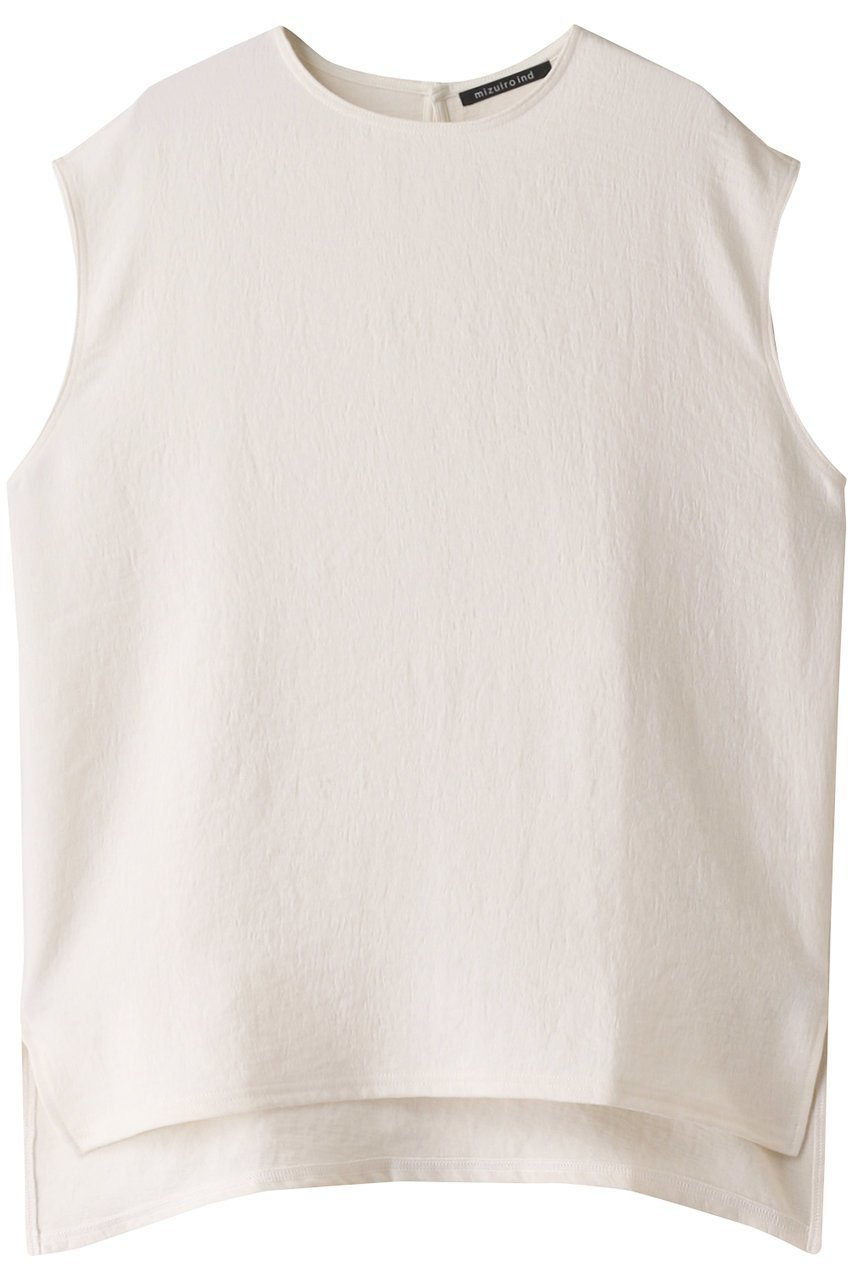 【ミズイロ インド/mizuiro ind】のクルーネックワイドベスト 人気、トレンドファッション・服の通販 founy(ファニー) 　ファッション　Fashion　レディースファッション　Fashion for Women　アウター　Coat / Outerwear Collection　トップス・カットソー　Cut & Sew Tops　シャツ・ブラウス・オフィスカジュアル　Elegant Blouses & Button-Ups　ベスト&ジレ / 重ね着スタイル　Vests & Gilets　おすすめ　Recommended / Our Picks　アンティーク　Antique-Inspired　カットソー　Cut and Sewn Top　ショート　Short, Short Length　ジャカード／ジャガード　Jacquard, Woven Pattern　ストレッチ　Stretch, Stretchy Fabric　スリーブ　Sleeve, Long Sleeve / Short Sleeve　ベスト　Vest, Waistcoat　ワイド　Wide, Wide Fit　エレガント 上品　Elegant　 other-1|ID: prp329100004815928 ipo3291000000034980232