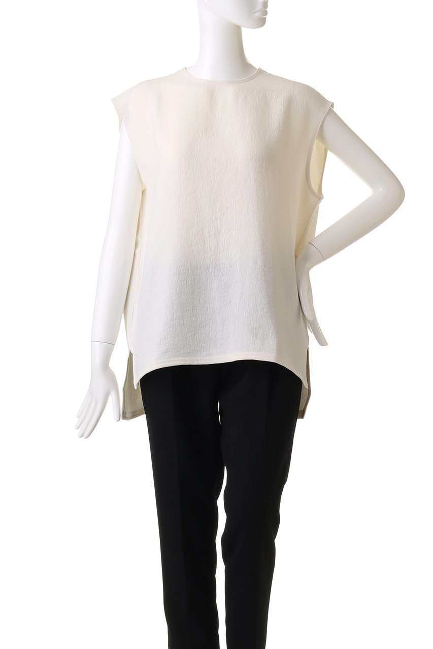 【ミズイロ インド/mizuiro ind】のクルーネックワイドベスト 人気、トレンドファッション・服の通販 founy(ファニー) 　ファッション　Fashion　レディースファッション　Fashion for Women　アウター　Coat / Outerwear Collection　トップス・カットソー　Cut & Sew Tops　シャツ・ブラウス・オフィスカジュアル　Elegant Blouses & Button-Ups　ベスト&ジレ / 重ね着スタイル　Vests & Gilets　おすすめ　Recommended / Our Picks　アンティーク　Antique-Inspired　カットソー　Cut and Sewn Top　ショート　Short, Short Length　ジャカード／ジャガード　Jacquard, Woven Pattern　ストレッチ　Stretch, Stretchy Fabric　スリーブ　Sleeve, Long Sleeve / Short Sleeve　ベスト　Vest, Waistcoat　ワイド　Wide, Wide Fit　エレガント 上品　Elegant　other-2|ID: prp329100004815928 ipo3291000000035670049