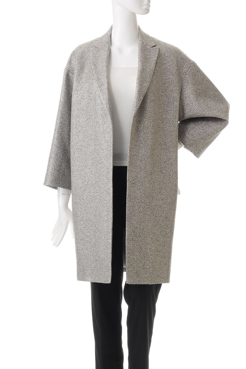 【ジェイドット/j.】のバスケットツイードコクーンコート 人気、トレンドファッション・服の通販 founy(ファニー) 　ファッション　Fashion　レディースファッション　Fashion for Women　アウター　Coat / Outerwear Collection　コート・ロングコート・ピーコート　Long Coats, Peacoats & More　カーディガン　Cardigan, Knitwear　ツイード　Twill, Twill Weave　ミドル　Middle Length, Mid Height　ロング　Long, Long-Length　other-2|ID: prp329100004815930 ipo3291000000034980252