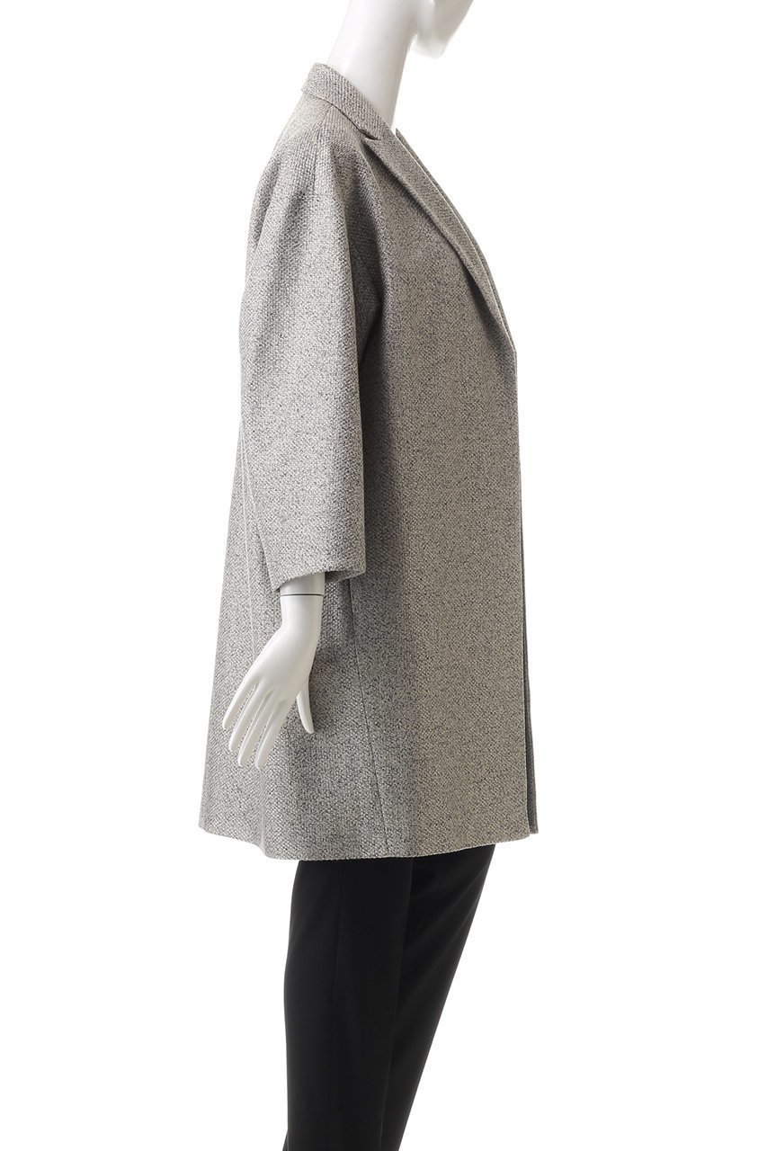 【ジェイドット/j.】のバスケットツイードコクーンコート 人気、トレンドファッション・服の通販 founy(ファニー) 　ファッション　Fashion　レディースファッション　Fashion for Women　アウター　Coat / Outerwear Collection　コート・ロングコート・ピーコート　Long Coats, Peacoats & More　カーディガン　Cardigan, Knitwear　ツイード　Twill, Twill Weave　ミドル　Middle Length, Mid Height　ロング　Long, Long-Length　other-3|ID: prp329100004815930 ipo3291000000034980253