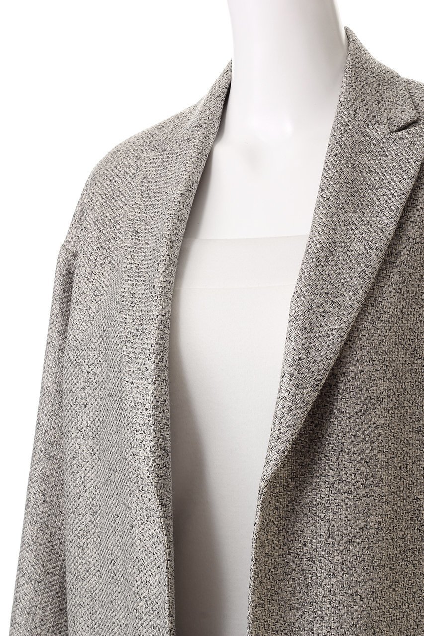 【ジェイドット/j.】のバスケットツイードコクーンコート 人気、トレンドファッション・服の通販 founy(ファニー) 　ファッション　Fashion　レディースファッション　Fashion for Women　アウター　Coat / Outerwear Collection　コート・ロングコート・ピーコート　Long Coats, Peacoats & More　カーディガン　Cardigan, Knitwear　ツイード　Twill, Twill Weave　ミドル　Middle Length, Mid Height　ロング　Long, Long-Length　other-5|ID: prp329100004815930 ipo3291000000034980255