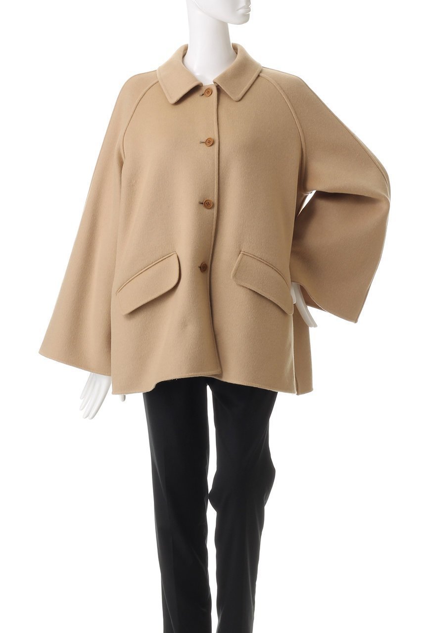 【ジェイドット/j.】のダブルフェイスミドルポンチョコート 人気、トレンドファッション・服の通販 founy(ファニー) 　ファッション　Fashion　レディースファッション　Fashion for Women　アウター　Coat / Outerwear Collection　コート・ロングコート・ピーコート　Long Coats, Peacoats & More　ポンチョ・ケープコート　Ponchos & Capes　おすすめ　Recommended / Our Picks　ショート　Short, Short Length　バランス　Balance, Style Balance　パーティ　Party, Party Style　ファブリック　Fabric, Textile　ミドル　Middle Length, Mid Height　other-2|ID: prp329100004815932 ipo3291000000034980270