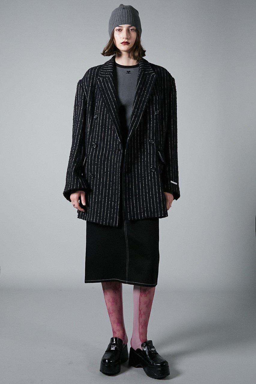 【プランク プロジェクト/PRANK PROJECT】のジャケットコート / Jacket Coat 人気、トレンドファッション・服の通販 founy(ファニー) 　ファッション　Fashion　レディースファッション　Fashion for Women　アウター　Coat / Outerwear Collection　コート・ロングコート・ピーコート　Long Coats, Peacoats & More　レディースジャケット・軽アウター　Jackets　おすすめ　Recommended / Our Picks　クラシック　Classic, Timeless Style　ショート　Short, Short Length　ジャケット　Jacket, Outerwear　スウェット / スエット　Sweatshirt, Sweatwear　セットアップ　Set-Up, Coordinated Outfit　チェック　Check, Plaid, Tartan　ツイード　Twill, Twill Weave　フィット　Fit, Slim Fit　ロング　Long, Long-Length　other-8|ID: prp329100004815934 ipo3291000000035392650