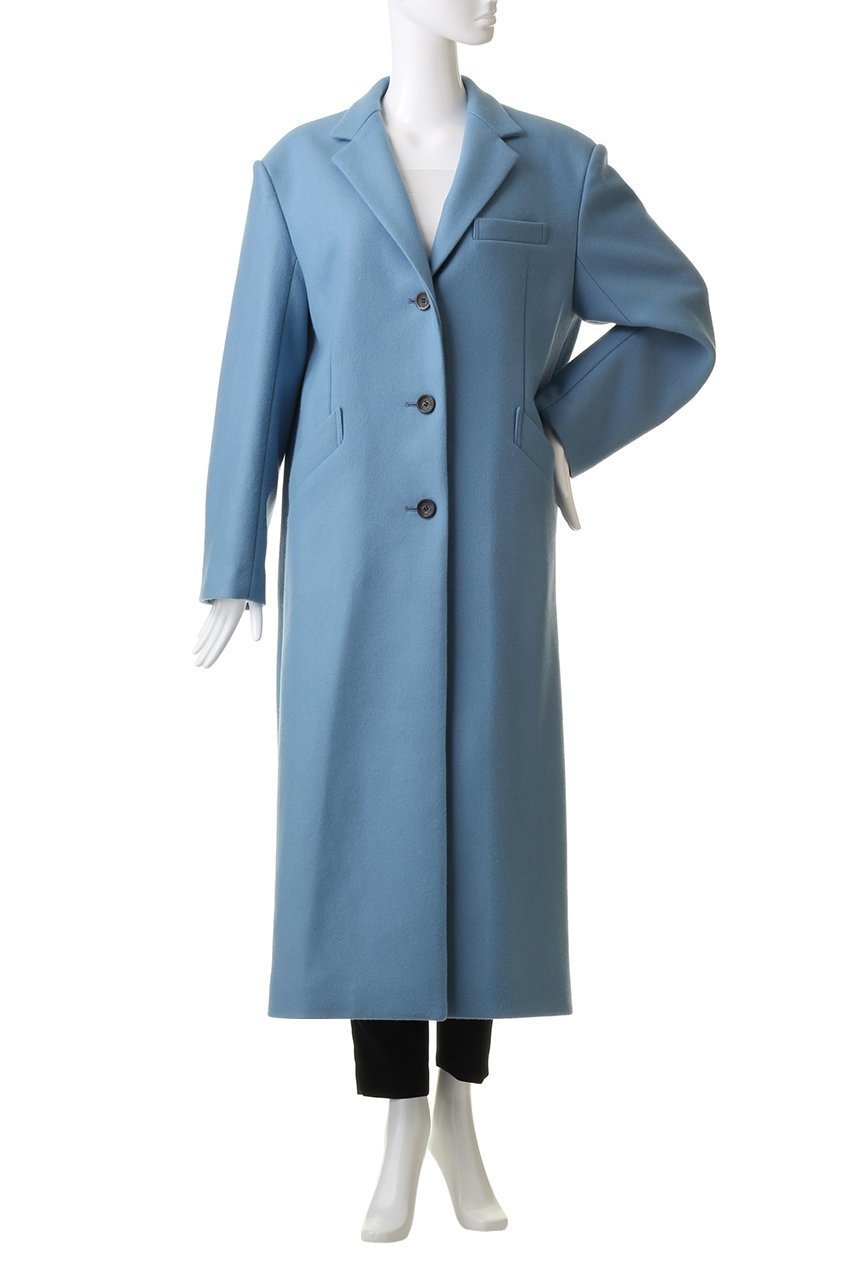 【プランク プロジェクト/PRANK PROJECT】のメルトンシングルチェスターコート / Melton Single Chester Coat 人気、トレンドファッション・服の通販 founy(ファニー) 　ファッション　Fashion　レディースファッション　Fashion for Women　アウター　Coat / Outerwear Collection　コート・ロングコート・ピーコート　Long Coats, Peacoats & More　チェスターコート・ロング丈アウター　Chester Coats / Chesterfield Long Coats　ショルダー　Shoulder, Shoulder Strap　マニッシュ　Mannish, Boyish　メルトン　Melton, Heavy Wool　ロング　Long, Long-Length　other-2|ID: prp329100004815935 ipo3291000000034980342
