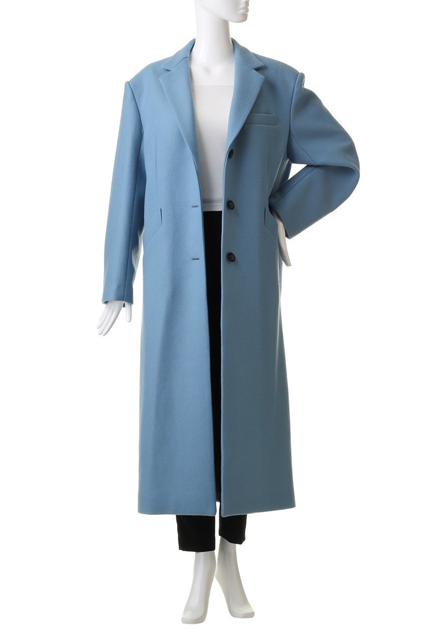 【プランク プロジェクト/PRANK PROJECT】のメルトンシングルチェスターコート / Melton Single Chester Coat 人気、トレンドファッション・服の通販 founy(ファニー) ファッション Fashion レディースファッション Fashion for Women アウター Coat / Outerwear Collection コート・ロングコート・ピーコート Long Coats, Peacoats & More チェスターコート・ロング丈アウター Chester Coats / Chesterfield Long Coats ショルダー Shoulder, Shoulder Strap マニッシュ Mannish, Boyish メルトン Melton, Heavy Wool ロング Long, Long-Length other-7|ID: prp329100004815935 ipo3291000000035392659