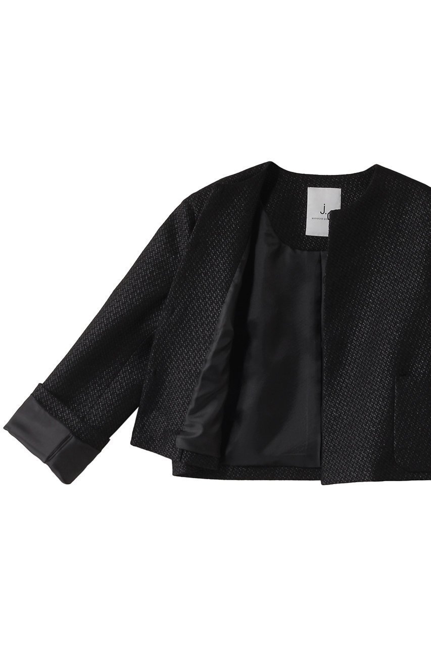 【ジェイドット/j.】のドビーツイードショートジャケット 人気、トレンドファッション・服の通販 founy(ファニー) 　ファッション　Fashion　レディースファッション　Fashion for Women　アウター　Coat / Outerwear Collection　レディースジャケット・軽アウター　Jackets　コンパクト　Compact, Small Size　ジャケット　Jacket, Outerwear　ツイード　Twill, Twill Weave　エレガント 上品　Elegant　other-6|ID: prp329100004815936 ipo3291000000034980355
