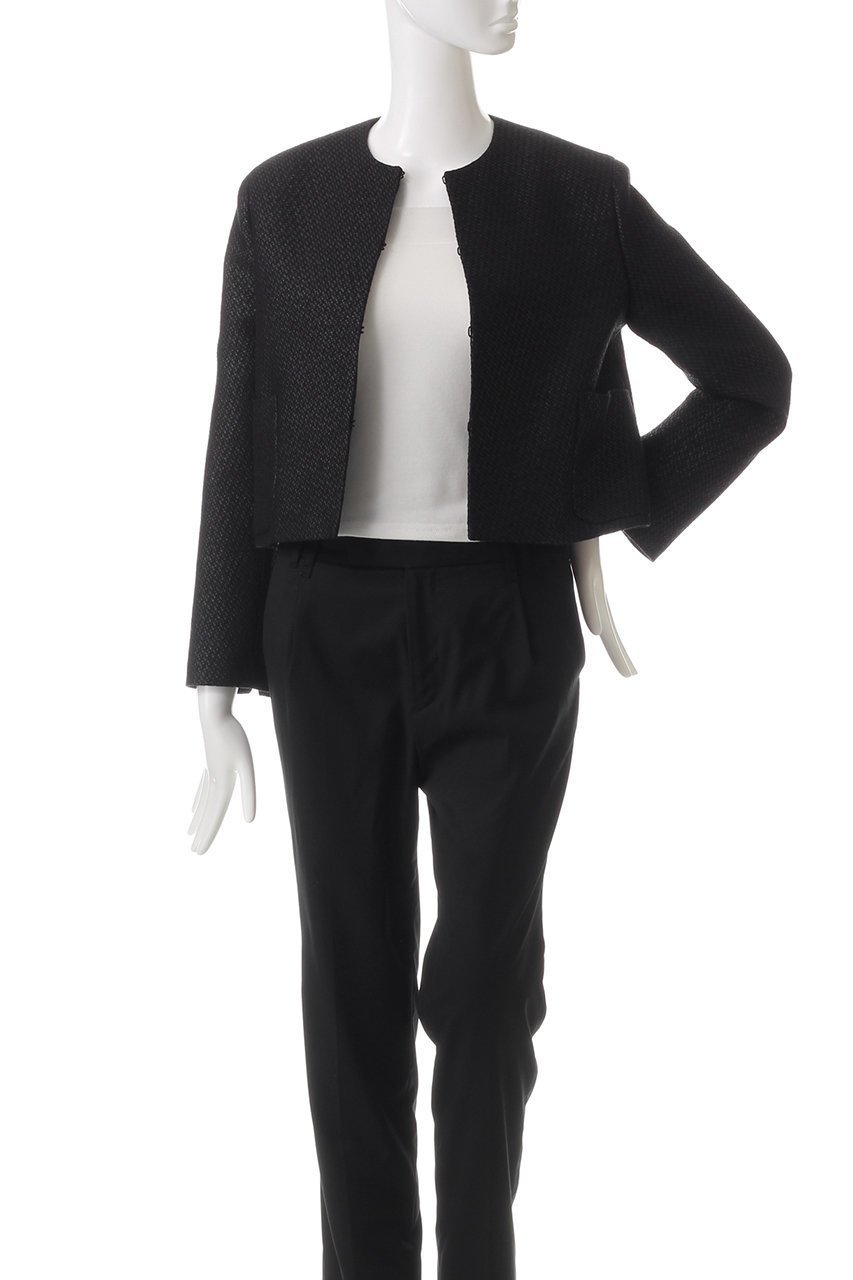 【ジェイドット/j.】のドビーツイードショートジャケット 人気、トレンドファッション・服の通販 founy(ファニー) 　ファッション　Fashion　レディースファッション　Fashion for Women　アウター　Coat / Outerwear Collection　レディースジャケット・軽アウター　Jackets　コンパクト　Compact, Small Size　ジャケット　Jacket, Outerwear　ツイード　Twill, Twill Weave　エレガント 上品　Elegant　other-7|ID: prp329100004815936 ipo3291000000034980356