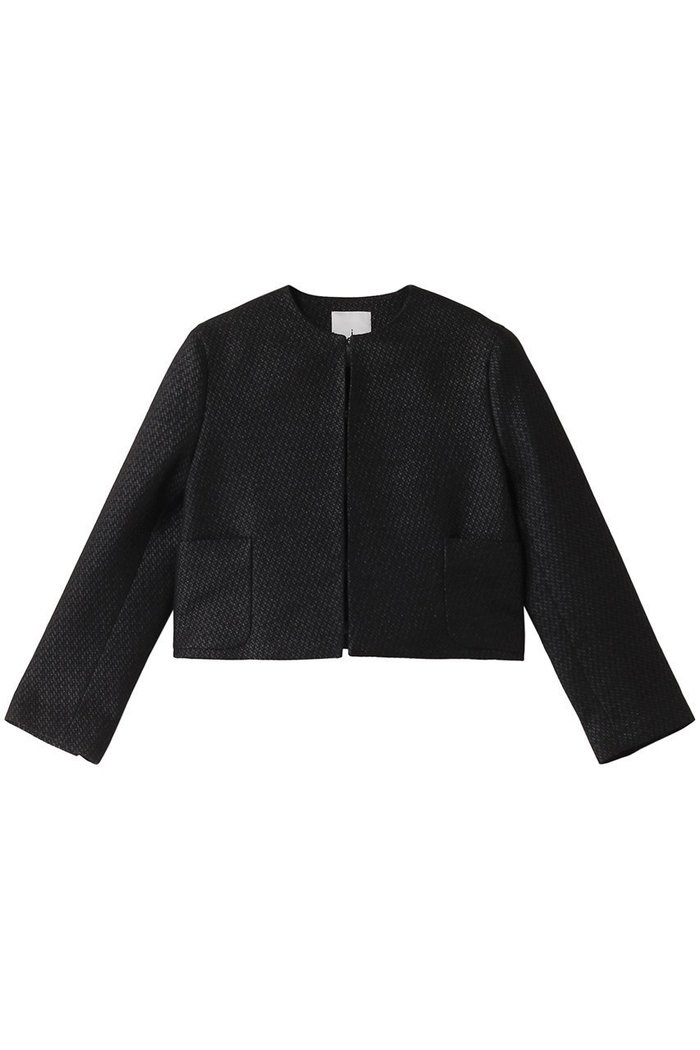 【ジェイドット/j.】のドビーツイードショートジャケット インテリア・キッズ・メンズ・レディースファッション・服の通販 founy(ファニー) https://founy.com/ ファッション Fashion レディースファッション Fashion for Women アウター Coat / Outerwear Collection レディースジャケット・軽アウター Jackets コンパクト Compact, Small Size ジャケット Jacket, Outerwear ツイード Twill, Twill Weave エレガント 上品 Elegant |ID: prp329100004815936 ipo3291000000035773559