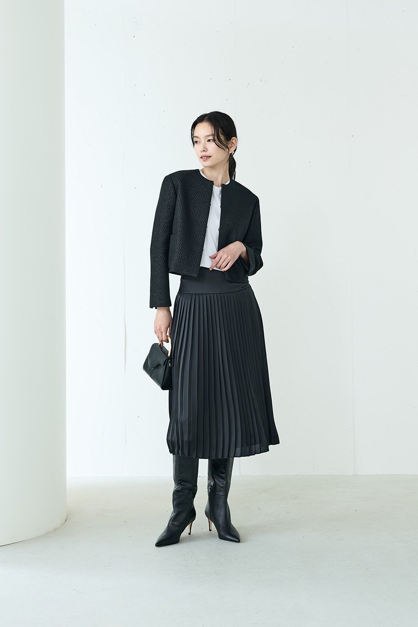 【ジェイドット/j.】のドビーツイードショートジャケット 人気、トレンドファッション・服の通販 founy(ファニー) 　ファッション　Fashion　レディースファッション　Fashion for Women　アウター　Coat / Outerwear Collection　レディースジャケット・軽アウター　Jackets　コンパクト　Compact, Small Size　ジャケット　Jacket, Outerwear　ツイード　Twill, Twill Weave　エレガント 上品　Elegant　other-8|ID: prp329100004815936 ipo3291000000035773567