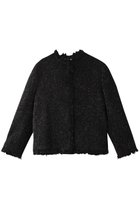 【ジェイドット/j.】のラメツイードノーカラージャケット 人気、トレンドファッション・服の通販 founy(ファニー) ファッション Fashion レディースファッション Fashion for Women アウター Coat / Outerwear Collection レディースジャケット・軽アウター Jackets ノーカラージャケット / シンプル上品コーデ Collarless Jackets エレガント 上品 Elegant コンパクト Compact, Small Size ジャケット Jacket, Outerwear ツイード Twill, Twill Weave フリンジ Fringe, Tassel ボトム Bottoms, Lower Wear thumbnail ブラック|ID: prp329100004815940 ipo3291000000034980387