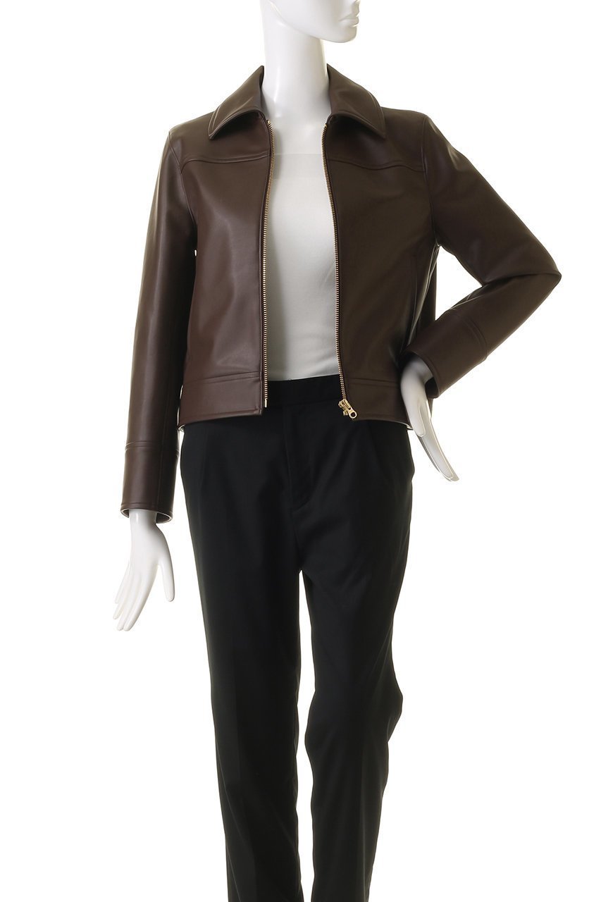 【ジェイドット/j.】のフェイクレザー衿つきジャケット 人気、トレンドファッション・服の通販 founy(ファニー) ファッション Fashion レディースファッション Fashion for Women アウター Coat / Outerwear Collection レディースジャケット・軽アウター Jackets なめらか Smooth, Silky Texture コンパクト Compact, Small Size ジャケット Jacket, Outerwear フェイクレザー Faux Leather, PU Leather ライダース Riders ワイド Wide, Wide Fit other-7|ID: prp329100004815942 ipo3291000000034980410