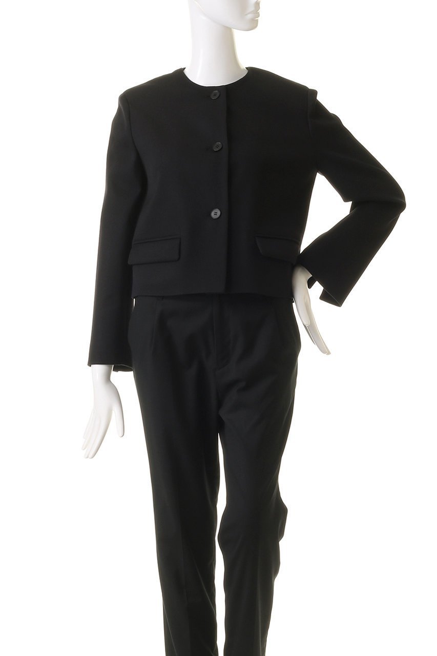 【ジェイドット/j.】のヴァージンウールMIXノーカラージャケット 人気、トレンドファッション・服の通販 founy(ファニー) ファッション Fashion レディースファッション Fashion for Women アウター Coat / Outerwear Collection レディースジャケット・軽アウター Jackets ノーカラージャケット / シンプル上品コーデ Collarless Jackets コンパクト Compact, Small Size シンプル Simple, Minimal ジャケット Jacket, Outerwear ストレッチ Stretch, Stretchy Fabric ファブリック Fabric, Textile モダン Modern, Contemporary other-2|ID: prp329100004815943 ipo3291000000034980415