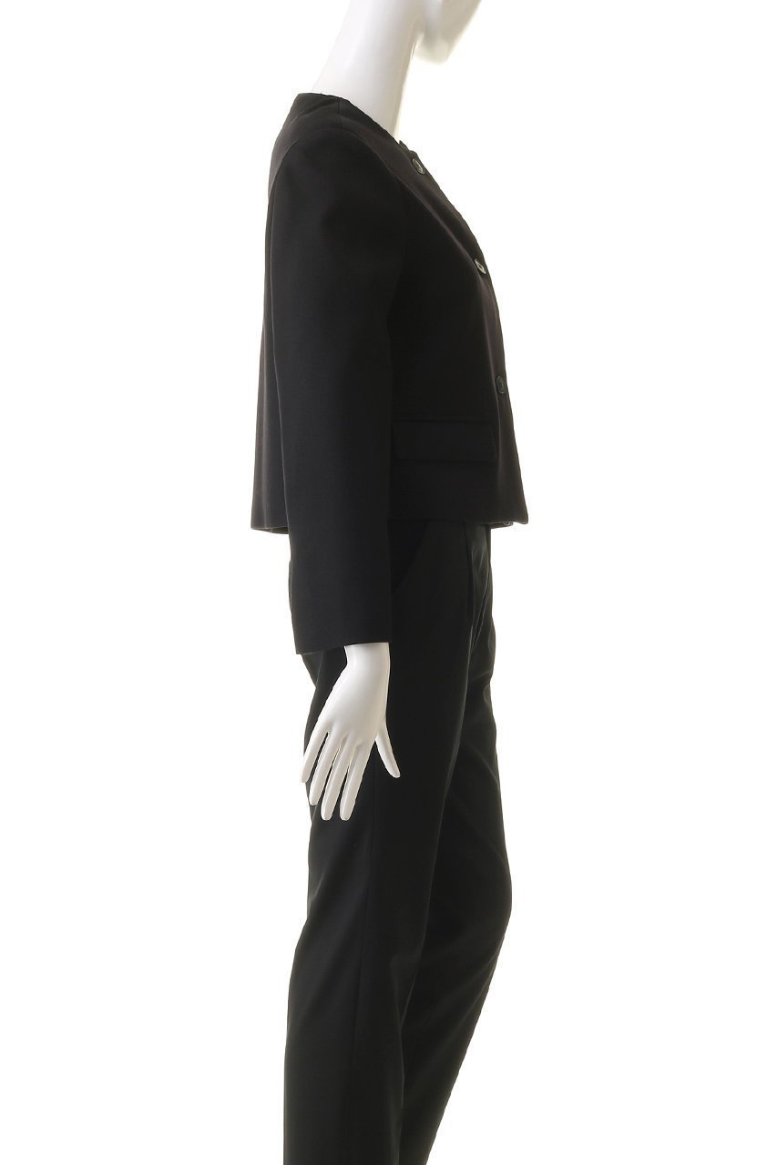 【ジェイドット/j.】のヴァージンウールMIXノーカラージャケット 人気、トレンドファッション・服の通販 founy(ファニー) ファッション Fashion レディースファッション Fashion for Women アウター Coat / Outerwear Collection レディースジャケット・軽アウター Jackets ノーカラージャケット / シンプル上品コーデ Collarless Jackets コンパクト Compact, Small Size シンプル Simple, Minimal ジャケット Jacket, Outerwear ストレッチ Stretch, Stretchy Fabric ファブリック Fabric, Textile モダン Modern, Contemporary other-3|ID: prp329100004815943 ipo3291000000034980416