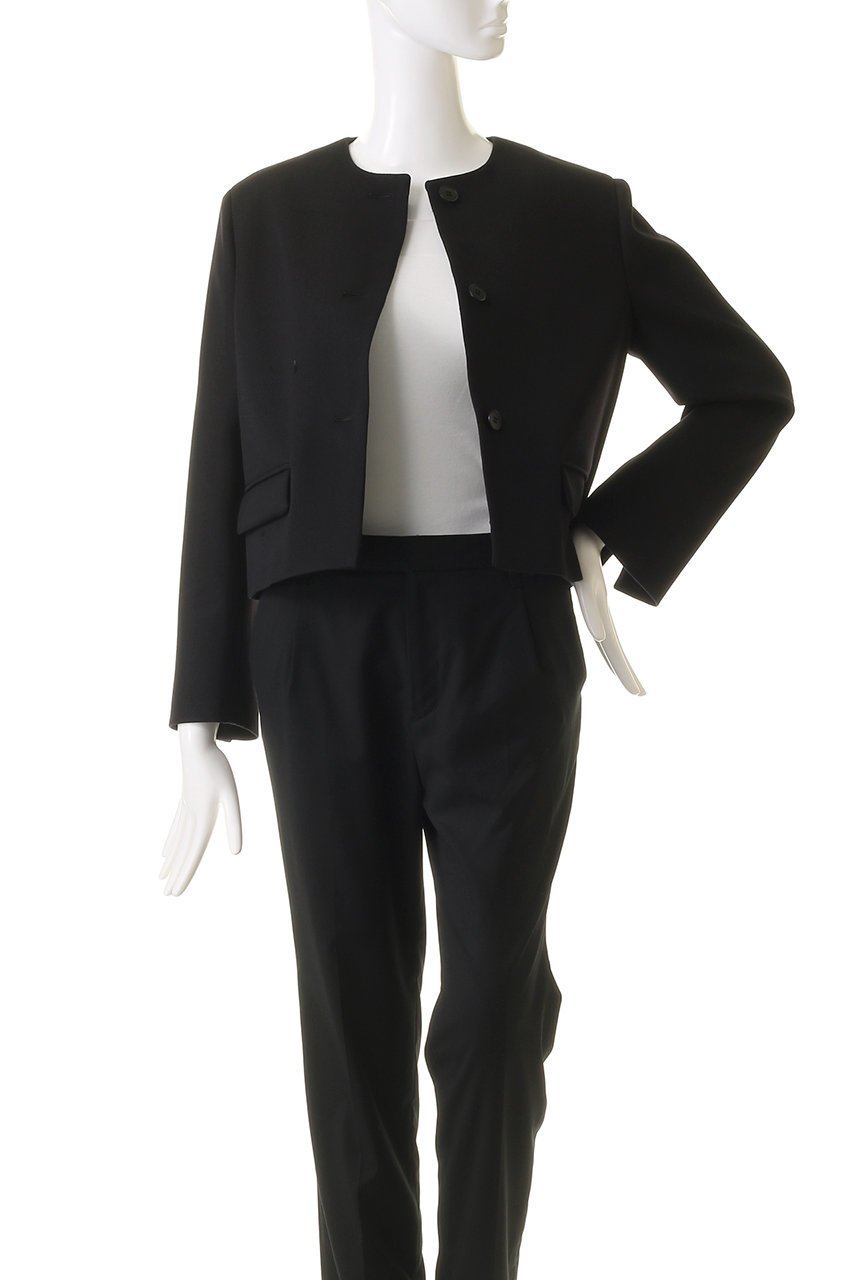 【ジェイドット/j.】のヴァージンウールMIXノーカラージャケット 人気、トレンドファッション・服の通販 founy(ファニー) ファッション Fashion レディースファッション Fashion for Women アウター Coat / Outerwear Collection レディースジャケット・軽アウター Jackets ノーカラージャケット / シンプル上品コーデ Collarless Jackets コンパクト Compact, Small Size シンプル Simple, Minimal ジャケット Jacket, Outerwear ストレッチ Stretch, Stretchy Fabric ファブリック Fabric, Textile モダン Modern, Contemporary other-7|ID: prp329100004815943 ipo3291000000034980420