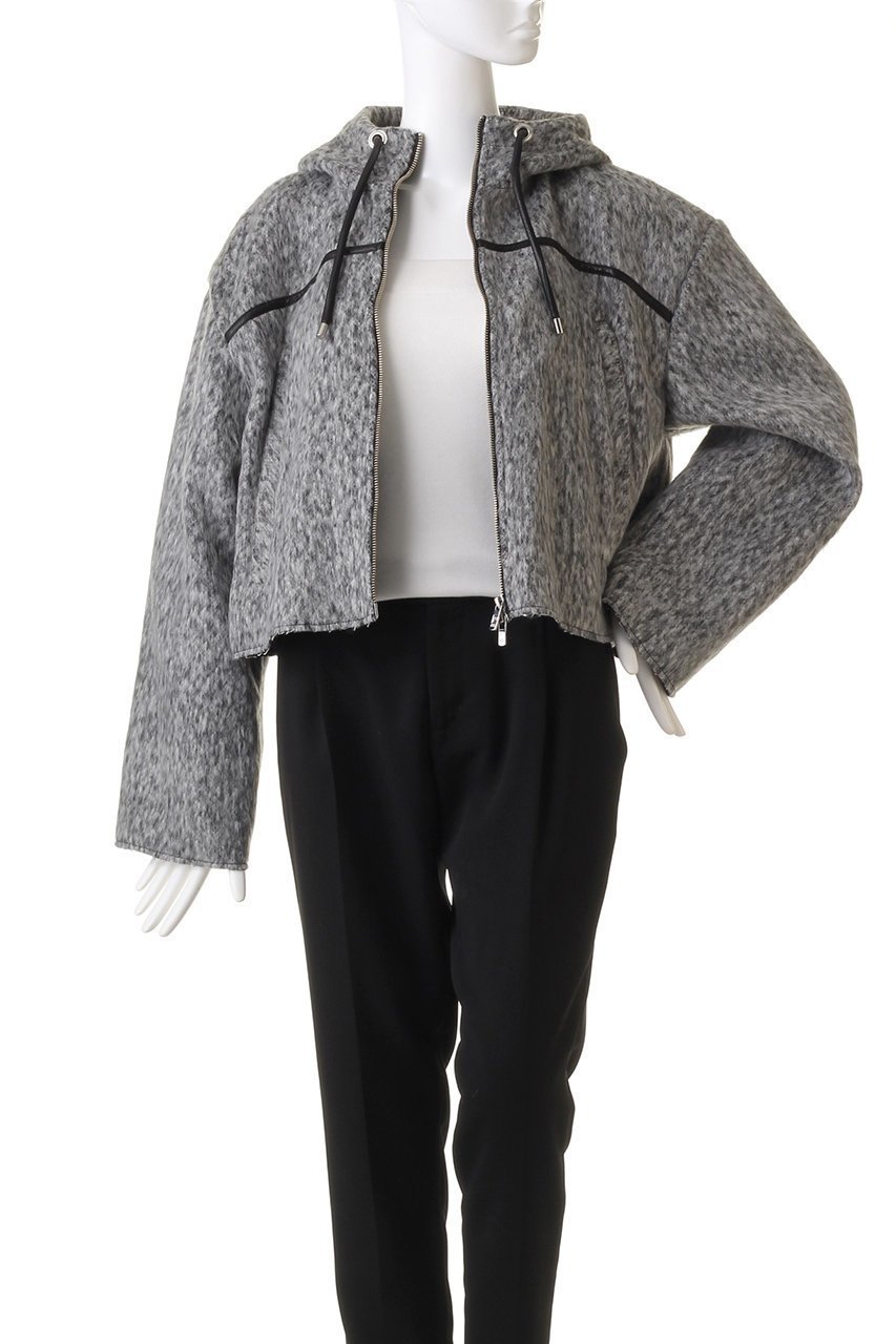 【プランク プロジェクト/PRANK PROJECT】のシャギージップフーディ / Shaggy Zip Hoodie 人気、トレンドファッション・服の通販 founy(ファニー) 　ファッション　Fashion　レディースファッション　Fashion for Women　アウター　Coat / Outerwear Collection　レディースジャケット・軽アウター　Jackets　ブルゾンジャケット・スポーティアウター　Blouson Jackets　ジャケット　Jacket, Outerwear　ストレート　Straight, Straight Cut　パーカー　Hoodie, Parka　ブルゾン　Blouson, Bomber Jacket　メランジ　Melange, Mixed Yarn　秋　Autumn　羽織　Haori, Light Jacket　other-7|ID: prp329100004815944 ipo3291000000034980430