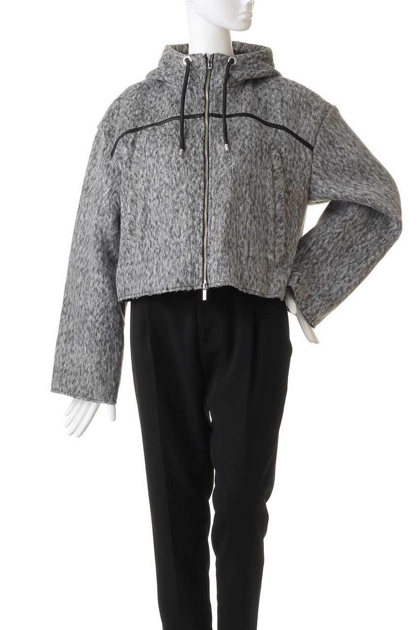 【プランク プロジェクト/PRANK PROJECT】のシャギージップフーディ / Shaggy Zip Hoodie 人気、トレンドファッション・服の通販 founy(ファニー) 　ファッション　Fashion　レディースファッション　Fashion for Women　アウター　Coat / Outerwear Collection　レディースジャケット・軽アウター　Jackets　ブルゾンジャケット・スポーティアウター　Blouson Jackets　ジャケット　Jacket, Outerwear　ストレート　Straight, Straight Cut　パーカー　Hoodie, Parka　ブルゾン　Blouson, Bomber Jacket　メランジ　Melange, Mixed Yarn　秋　Autumn　羽織　Haori, Light Jacket　other-2|ID: prp329100004815944 ipo3291000000035879543