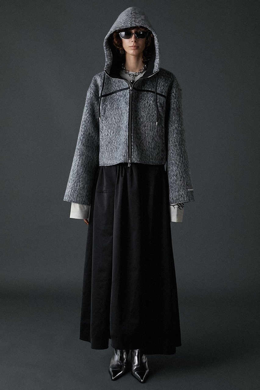 【プランク プロジェクト/PRANK PROJECT】のシャギージップフーディ / Shaggy Zip Hoodie 人気、トレンドファッション・服の通販 founy(ファニー) 　ファッション　Fashion　レディースファッション　Fashion for Women　アウター　Coat / Outerwear Collection　レディースジャケット・軽アウター　Jackets　ブルゾンジャケット・スポーティアウター　Blouson Jackets　ジャケット　Jacket, Outerwear　ストレート　Straight, Straight Cut　パーカー　Hoodie, Parka　ブルゾン　Blouson, Bomber Jacket　メランジ　Melange, Mixed Yarn　秋　Autumn　羽織　Haori, Light Jacket　other-8|ID: prp329100004815944 ipo3291000000035879549