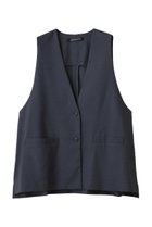 【ミズイロ インド/mizuiro ind】のdeep V neck wide vest ベスト 人気、トレンドファッション・服の通販 founy(ファニー) ファッション Fashion レディースファッション Fashion for Women アウター Coat / Outerwear Collection レディースジャケット・軽アウター Jackets ジャケット Jacket, Outerwear ベスト Vest, Waistcoat ロング Long, Long-Length ワイド Wide, Wide Fit thumbnail d.navy|ID: prp329100004815946 ipo3291000000034980480