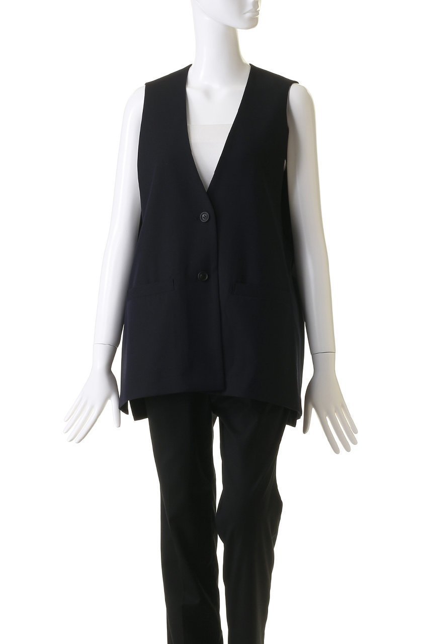 【ミズイロ インド/mizuiro ind】のdeep V neck wide vest ベスト 人気、トレンドファッション・服の通販 founy(ファニー) 　ファッション　Fashion　レディースファッション　Fashion for Women　アウター　Coat / Outerwear Collection　レディースジャケット・軽アウター　Jackets　ジャケット　Jacket, Outerwear　ベスト　Vest, Waistcoat　ロング　Long, Long-Length　ワイド　Wide, Wide Fit　other-2|ID: prp329100004815946 ipo3291000000034980482