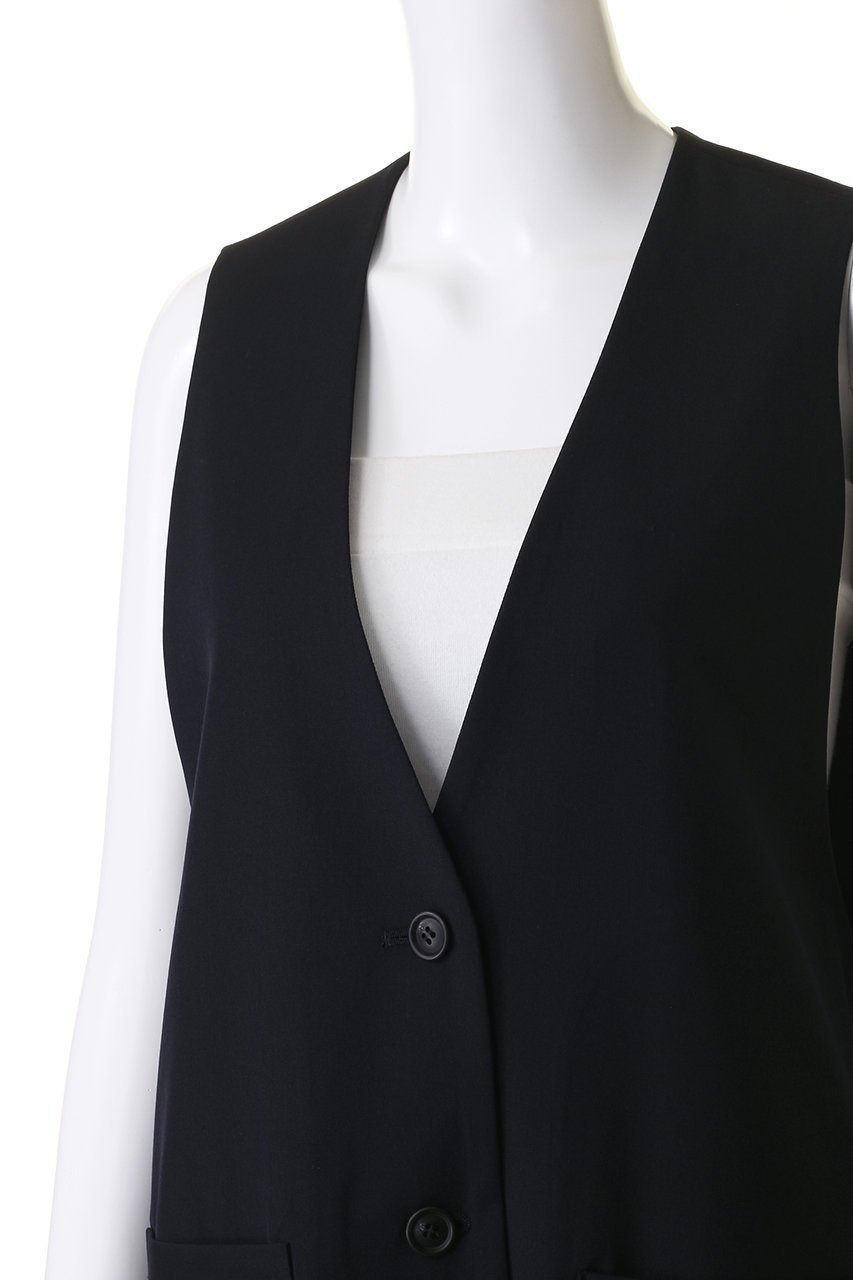 【ミズイロ インド/mizuiro ind】のdeep V neck wide vest ベスト 人気、トレンドファッション・服の通販 founy(ファニー) 　ファッション　Fashion　レディースファッション　Fashion for Women　アウター　Coat / Outerwear Collection　レディースジャケット・軽アウター　Jackets　ジャケット　Jacket, Outerwear　ベスト　Vest, Waistcoat　ロング　Long, Long-Length　ワイド　Wide, Wide Fit　other-5|ID: prp329100004815946 ipo3291000000034980485