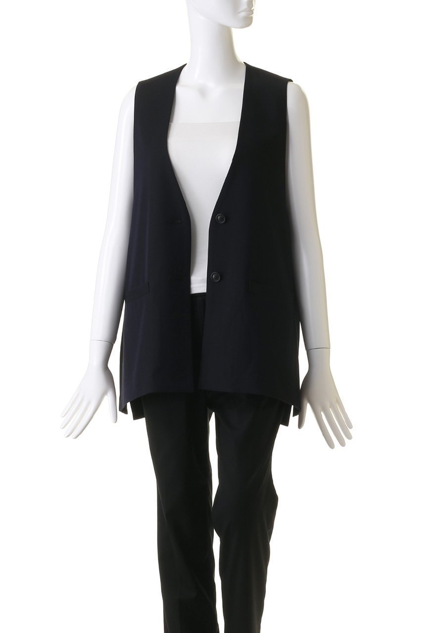 【ミズイロ インド/mizuiro ind】のdeep V neck wide vest ベスト 人気、トレンドファッション・服の通販 founy(ファニー) 　ファッション　Fashion　レディースファッション　Fashion for Women　アウター　Coat / Outerwear Collection　レディースジャケット・軽アウター　Jackets　ジャケット　Jacket, Outerwear　ベスト　Vest, Waistcoat　ロング　Long, Long-Length　ワイド　Wide, Wide Fit　other-7|ID: prp329100004815946 ipo3291000000034980488