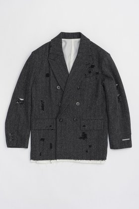 【プランク プロジェクト/PRANK PROJECT】のクラシックツイードジャケット / Classic Tweed Jacket 人気、トレンドファッション・服の通販 founy(ファニー) ファッション Fashion レディースファッション Fashion for Women アウター Coat / Outerwear Collection レディースジャケット・軽アウター Jackets ジャケット Jacket, Outerwear ダメージ Distressed, Destroyed 羽織 Haori, Light Jacket |ID:prp329100004815947