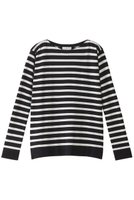 【ジェイドット/j.】のコットンニットボーダープルオーバー 人気、トレンドファッション・服の通販 founy(ファニー) ファッション Fashion レディースファッション Fashion for Women トップス・カットソー Cut & Sew Tops ニット Knit Tops & Sweaters カジュアルプルオーバー・ニットトップス Pullovers & Knit Tops / Casual Pullovers スマート Smart, Elegant ボーダー Border, Stripe 長袖 Long Sleeve, Full Sleeve |ID:prp329100004815948