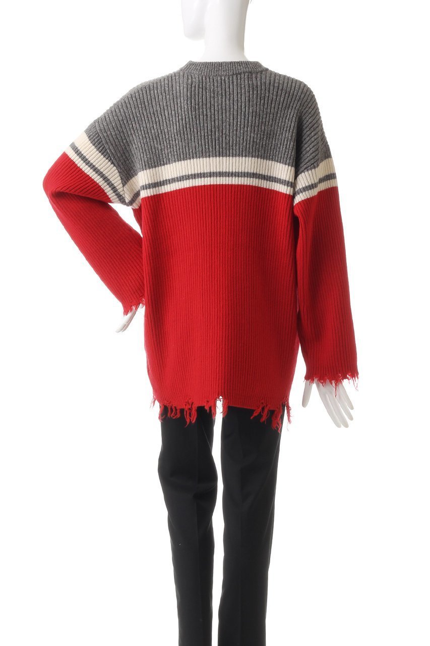 【プランク プロジェクト/PRANK PROJECT】のボーダーオーバーニット / Border Over Knit 人気、トレンドファッション・服の通販 founy(ファニー) ファッション Fashion レディースファッション Fashion for Women トップス・カットソー Cut & Sew Tops ニット Knit Tops & Sweaters カジュアルプルオーバー・ニットトップス Pullovers & Knit Tops / Casual Pullovers コンビ Combo, Combination Style other-4|ID: prp329100004815950 ipo3291000000034980575