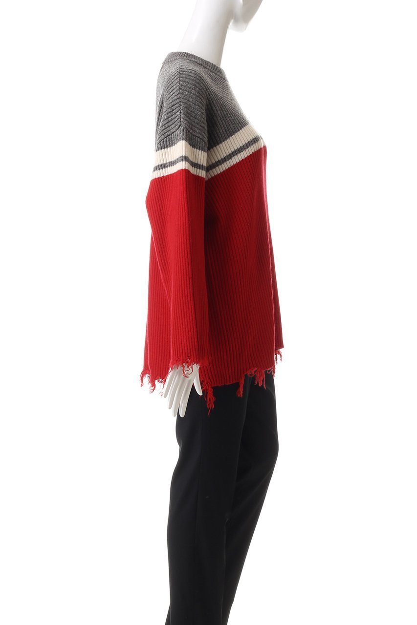 【プランク プロジェクト/PRANK PROJECT】のボーダーオーバーニット / Border Over Knit 人気、トレンドファッション・服の通販 founy(ファニー) 　ファッション　Fashion　レディースファッション　Fashion for Women　トップス・カットソー　Cut & Sew Tops　ニット　Knit Tops & Sweaters　カジュアルプルオーバー・ニットトップス　Pullovers & Knit Tops / Casual Pullovers　コンビ　Combo, Combination Style　other-3|ID: prp329100004815950 ipo3291000000036089657