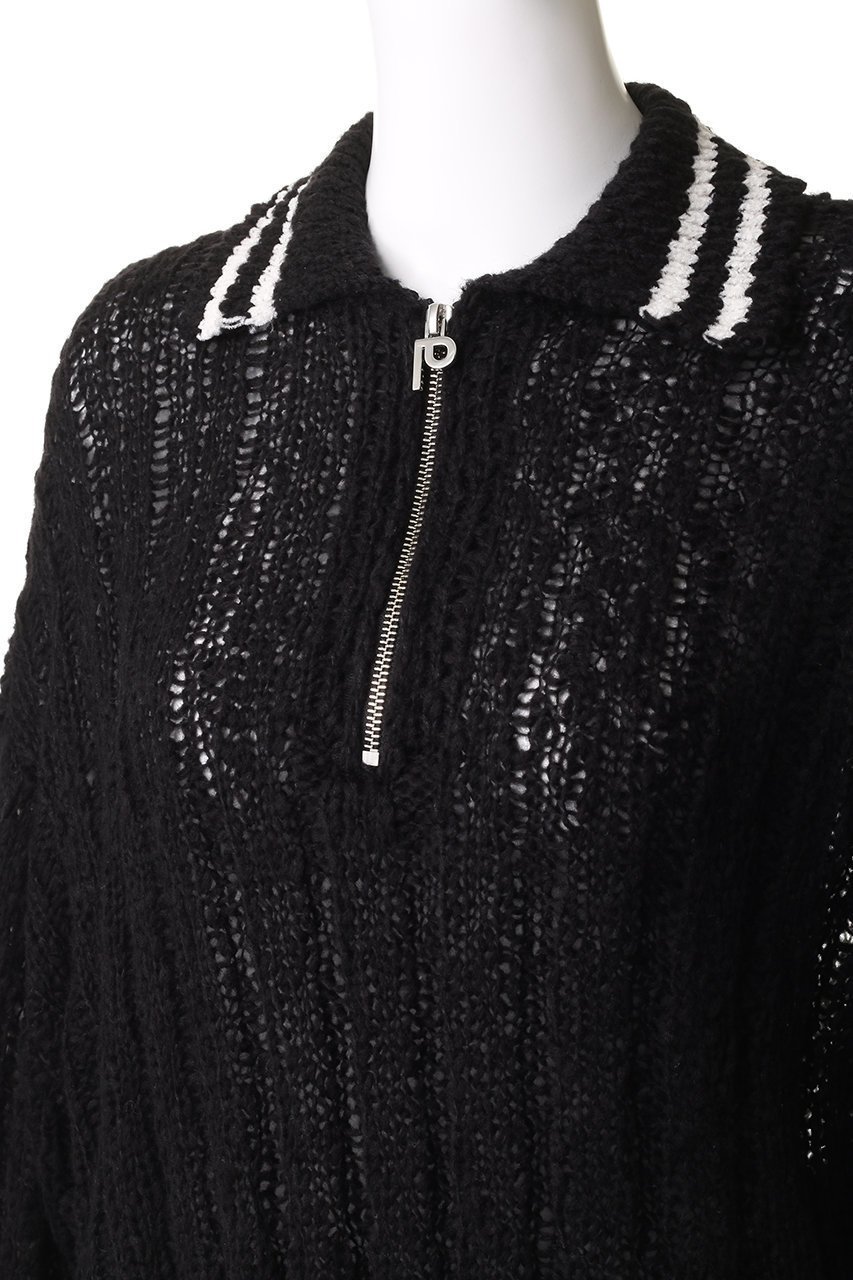 【プランク プロジェクト/PRANK PROJECT】のポロネックニット/Polo Neck Knit 人気、トレンドファッション・服の通販 founy(ファニー) 　ファッション　Fashion　レディースファッション　Fashion for Women　トップス・カットソー　Cut & Sew Tops　ニット　Knit Tops & Sweaters　カジュアルプルオーバー・ニットトップス　Pullovers & Knit Tops / Casual Pullovers　ジップ　Zip, Zipper　セットアップ　Set-Up, Coordinated Outfit　ダメージ　Distressed, Destroyed　other-5|ID: prp329100004815952 ipo3291000000034980597