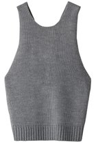 【ミズイロ インド/mizuiro ind】のバッククロスベスト 人気、トレンドファッション・服の通販 founy(ファニー) ファッション Fashion レディースファッション Fashion for Women トップス・カットソー Cut & Sew Tops ニット Knit Tops & Sweaters ベスト&ジレ / 重ね着スタイル Vests & Gilets カジュアルプルオーバー・ニットトップス Pullovers & Knit Tops / Casual Pullovers シンプル Simple, Minimal ベスト Vest, Waistcoat thumbnail グレー|ID: prp329100004815955 ipo3291000000034980641