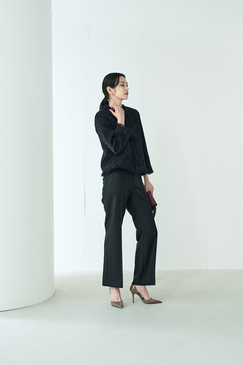 【ジェイドット/j.】のヴァージンウールMIXフレアパンツ 人気、トレンドファッション・服の通販 founy(ファニー) 　ファッション　Fashion　レディースファッション　Fashion for Women　パンツ　Pants & Trousers　センター　Center, Center Line　フレア　Flare, Flared　ロング　Long, Long-Length　定番　Standard, Basic Item　other-8|ID: prp329100004815957 ipo3291000000034980670