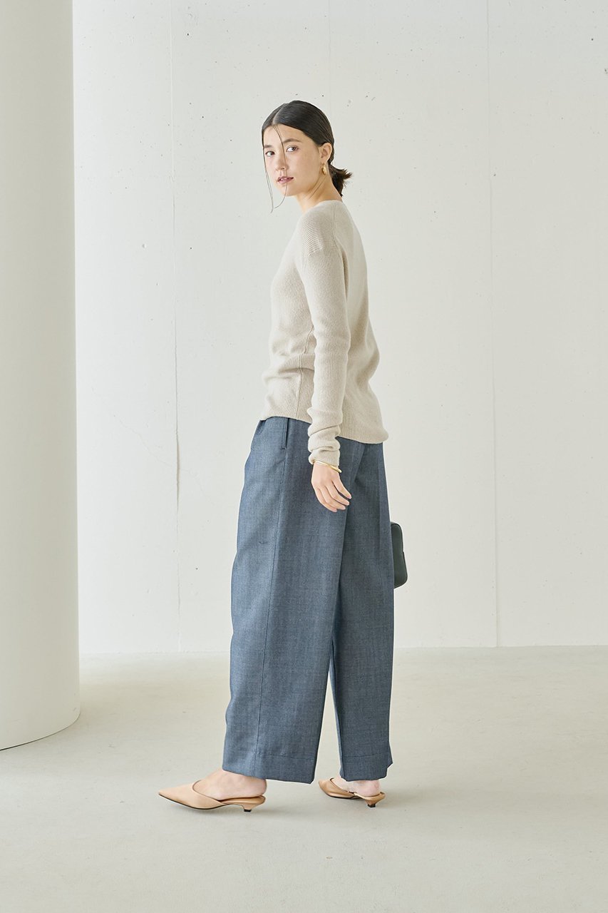 【ジェイドット/j.】のデニムライクウールパンツ 人気、トレンドファッション・服の通販 founy(ファニー) 　ファッション　Fashion　レディースファッション　Fashion for Women　パンツ　Pants & Trousers　センター　Center, Center Line　デニム　Denim, Jeans Material　ワイド　Wide, Wide Fit　エレガント 上品　Elegant　ビジネス 仕事 通勤　Business / Work / Commuting　other-7|ID: prp329100004815959 ipo3291000000034980693