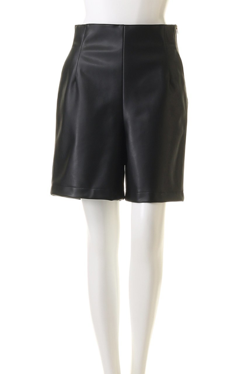 【ジェイドット/j.】のフェイクレザーショートパンツ 人気、トレンドファッション・服の通販 founy(ファニー) 　ファッション　Fashion　レディースファッション　Fashion for Women　パンツ　Pants & Trousers　ショートパンツ・ハーフパンツ　High-Waisted & Relaxed Shorts　ショート　Short, Short Length　ジャケット　Jacket, Outerwear　フェイクレザー　Faux Leather, PU Leather　フロント　Front, Front Design　ロング　Long, Long-Length　A/W・秋冬　Autumn/Winter　other-2|ID: prp329100004815962 ipo3291000000034980716