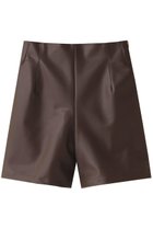 【ジェイドット/j.】のフェイクレザーショートパンツ ブラウン|ID: prp329100004815962 ipo3291000000036089688