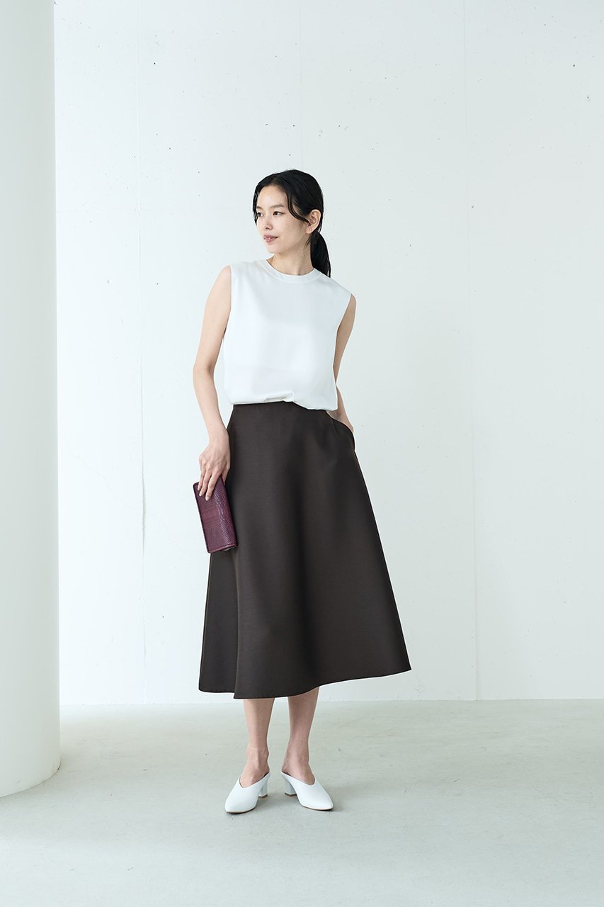 【ジェイドット/j.】の二重織りAラインスカート 人気、トレンドファッション・服の通販 founy(ファニー) 　ファッション　Fashion　レディースファッション　Fashion for Women　スカート　Skirts　Aライン・フレアスカート　A-Line & Flared Skirts　ロングスカート　Long Skirts / Maxi & Midi Skirts　パーティ　Party, Party Style　フレア　Flare, Flared　ロング　Long, Long-Length　other-8|ID: prp329100004815963 ipo3291000000034980799