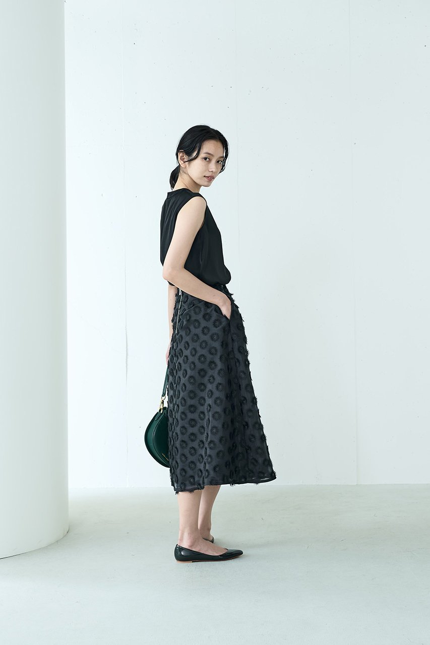 【ジェイドット/j.】のシアージャカードフレアスカート 人気、トレンドファッション・服の通販 founy(ファニー) ファッション Fashion レディースファッション Fashion for Women スカート Skirts Aライン・フレアスカート A-Line & Flared Skirts ロングスカート Long Skirts / Maxi & Midi Skirts エレガント 上品 Elegant オーガンジー Organza Fabric シアー Sheer, See-Through シンプル Simple, Minimal フラワー Flower, Floral ロング Long, Long-Length A/W・秋冬 Autumn/Winter other-7|ID: prp329100004815964 ipo3291000000034980807