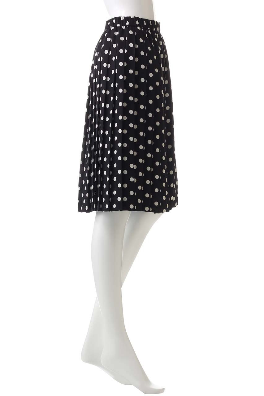 【ジェイドット/j.】の二重織りドットプリーツスカート 人気、トレンドファッション・服の通販 founy(ファニー) 　ファッション　Fashion　レディースファッション　Fashion for Women　スカート　Skirts　プリーツスカート / 上品フェミニンスタイル　Pleated Skirts　ロングスカート　Long Skirts / Maxi & Midi Skirts　おすすめ　Recommended / Our Picks　ドット　Polka Dot, Dot Pattern　パーティ　Party, Party Style　ファブリック　Fabric, Textile　プリーツ　Pleats, Pleated　モノトーン　Monotone, Black and White　ロング　Long, Long-Length　エレガント 上品　Elegant　今季　This Season, Current Season　other-3|ID: prp329100004815965 ipo3291000000034980812