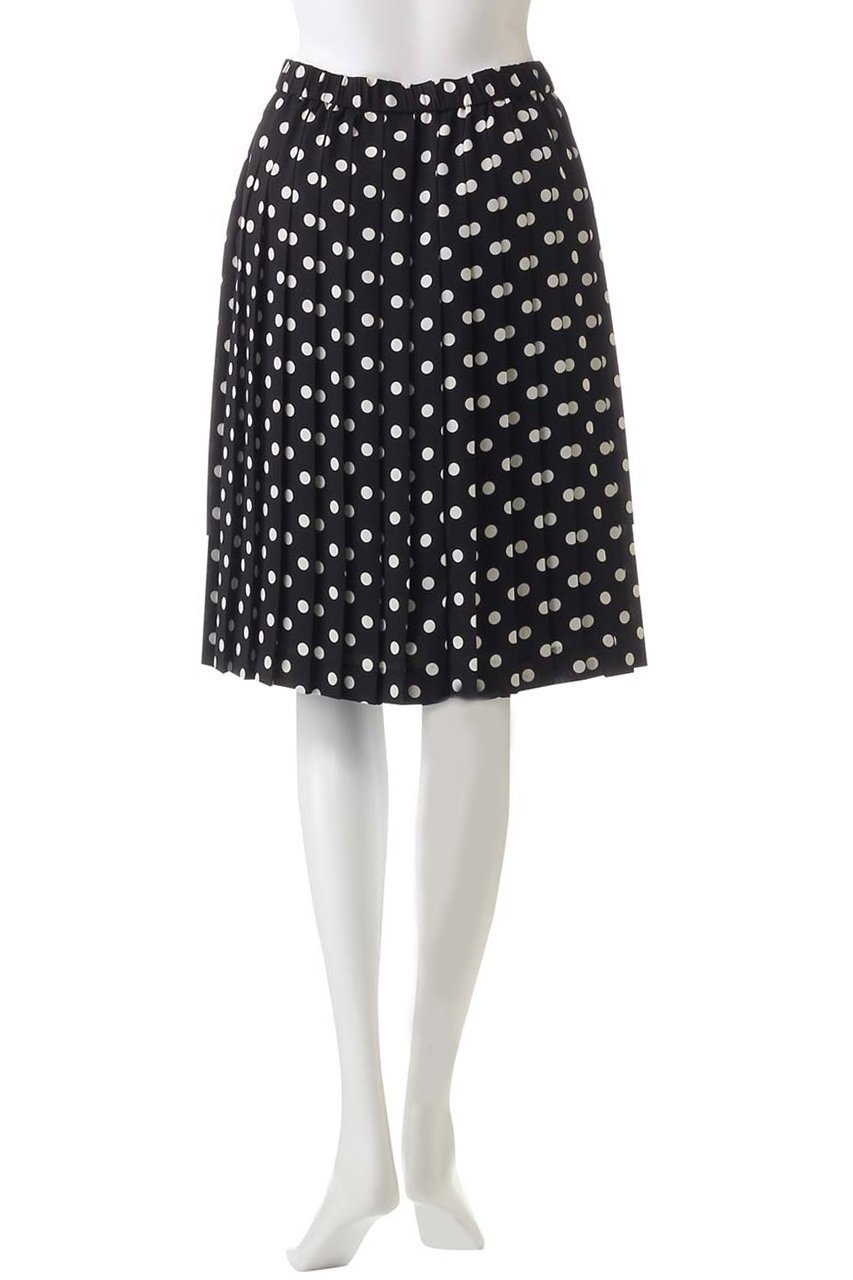 【ジェイドット/j.】の二重織りドットプリーツスカート 人気、トレンドファッション・服の通販 founy(ファニー) 　ファッション　Fashion　レディースファッション　Fashion for Women　スカート　Skirts　プリーツスカート / 上品フェミニンスタイル　Pleated Skirts　ロングスカート　Long Skirts / Maxi & Midi Skirts　おすすめ　Recommended / Our Picks　ドット　Polka Dot, Dot Pattern　パーティ　Party, Party Style　ファブリック　Fabric, Textile　プリーツ　Pleats, Pleated　モノトーン　Monotone, Black and White　ロング　Long, Long-Length　エレガント 上品　Elegant　今季　This Season, Current Season　other-4|ID: prp329100004815965 ipo3291000000035457498