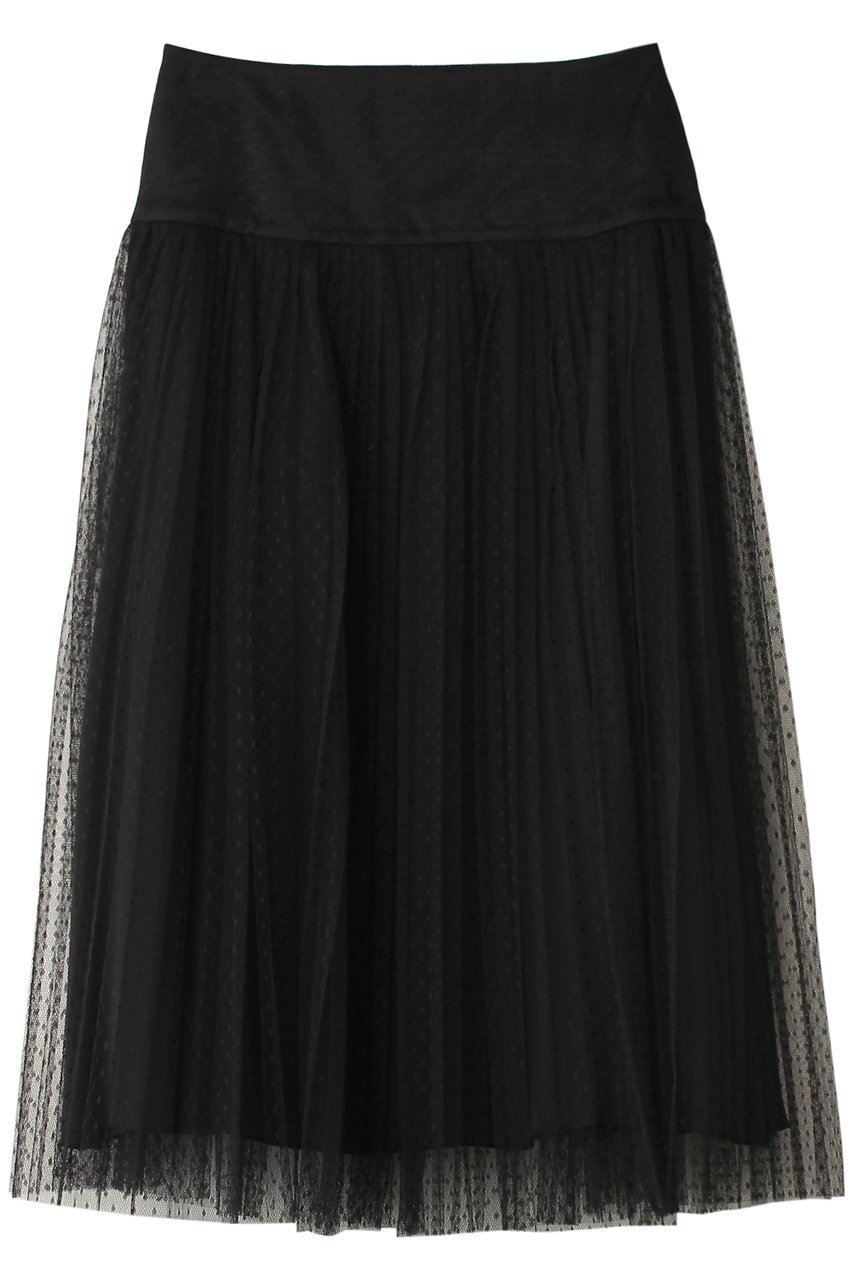 【ジェイドット/j.】のドットチュールプリーツスカート インテリア・キッズ・メンズ・レディースファッション・服の通販 founy(ファニー) 　ファッション　Fashion　レディースファッション　Fashion for Women　スカート　Skirts　プリーツスカート / 上品フェミニンスタイル　Pleated Skirts　ロングスカート　Long Skirts / Maxi & Midi Skirts　オケージョン　Occasion Wear　シアー　Sheer, See-Through　チュール　Tulip, Tulip Motif　ドット　Polka Dot, Dot Pattern　プリーツ　Pleats, Pleated　ロング　Long, Long-Length　A/W・秋冬　Autumn/Winter　ブラック|ID: prp329100004815966 ipo3291000000035457511