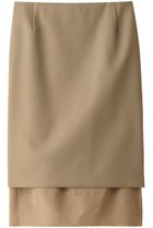 【ジェイドット/j.】のヴァージンウールMIXレイヤードスカート ベージュ|ID: prp329100004815968 ipo3291000000034980838