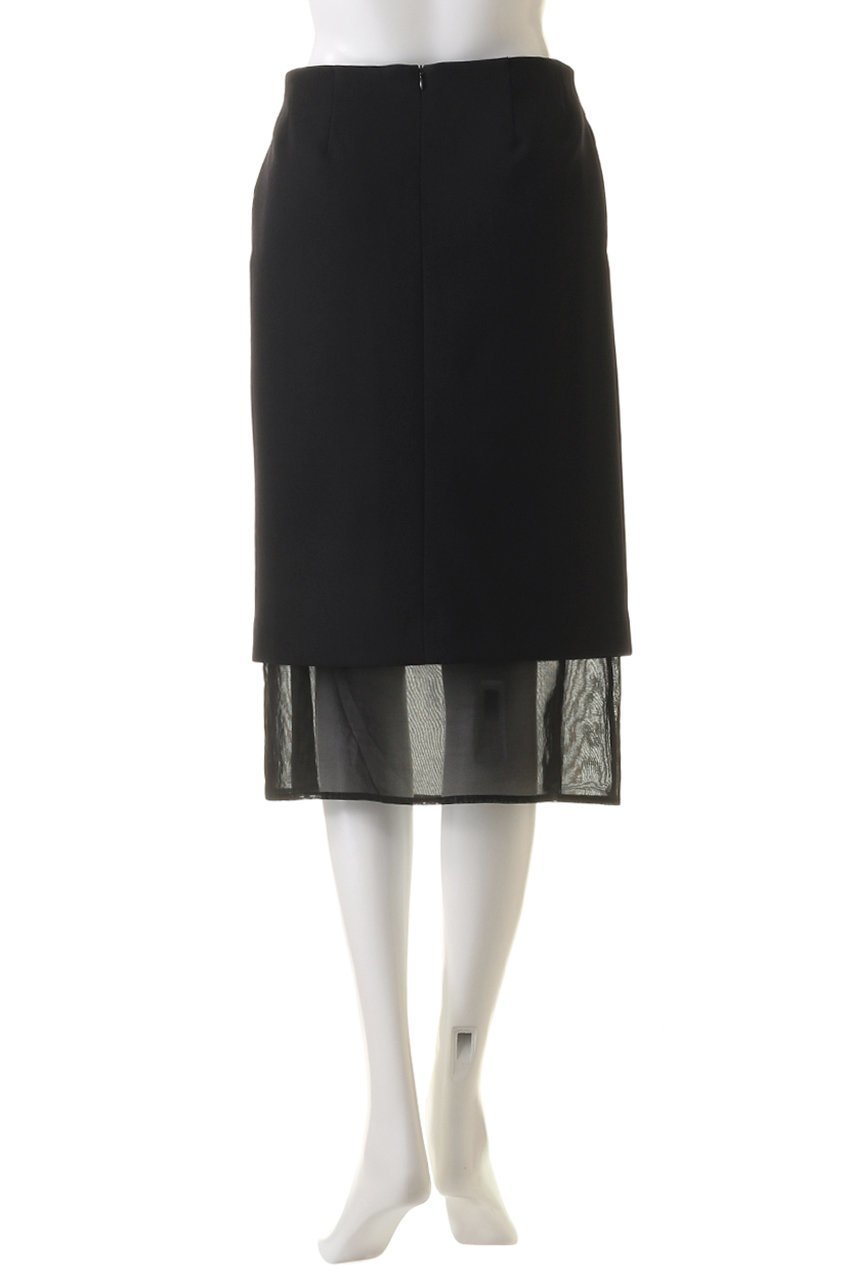 【ジェイドット/j.】のヴァージンウールMIXレイヤードスカート 人気、トレンドファッション・服の通販 founy(ファニー) 　ファッション　Fashion　レディースファッション　Fashion for Women　スカート　Skirts　ロングスカート　Long Skirts / Maxi & Midi Skirts　クラシック　Classic, Timeless Style　シアー　Sheer, See-Through　シンプル　Simple, Minimal　ストレッチ　Stretch, Stretchy Fabric　タイトスカート　Pencil Skirt, Tight Skirt　ロング　Long, Long-Length　ビジネス 仕事 通勤　Business / Work / Commuting　other-4|ID: prp329100004815968 ipo3291000000034980841