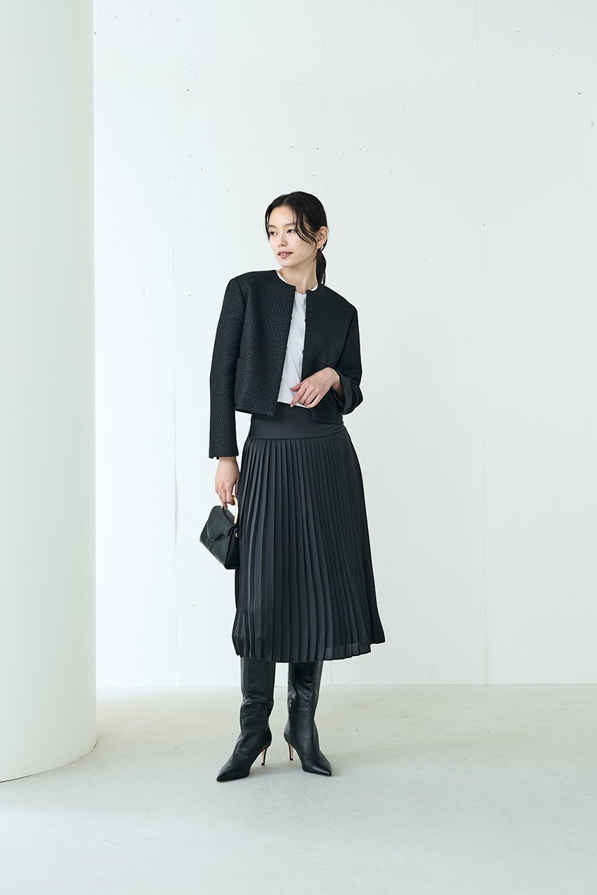 【ジェイドット/j.】のドレープクロスプリーツスカート 人気、トレンドファッション・服の通販 founy(ファニー) 　ファッション　Fashion　レディースファッション　Fashion for Women　スカート　Skirts　プリーツスカート / 上品フェミニンスタイル　Pleated Skirts　おすすめ　Recommended / Our Picks　スマート　Smart, Elegant　プリーツ　Pleats, Pleated　ビジネス 仕事 通勤　Business / Work / Commuting　A/W・秋冬　Autumn/Winter　other-8|ID: prp329100004815970 ipo3291000000035773714