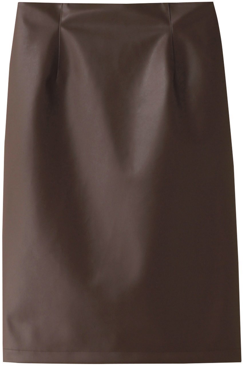 【ジェイドット/j.】のフェイクレザーナロースカート インテリア・キッズ・メンズ・レディースファッション・服の通販 founy(ファニー) 　ファッション　Fashion　レディースファッション　Fashion for Women　スカート　Skirts　なめらか　Smooth, Silky Texture　フェイクレザー　Faux Leather, PU Leather　フレア　Flare, Flared　リアル　Real, Realistic　エレガント 上品　Elegant　ブラウン|ID: prp329100004815971 ipo3291000000034980872